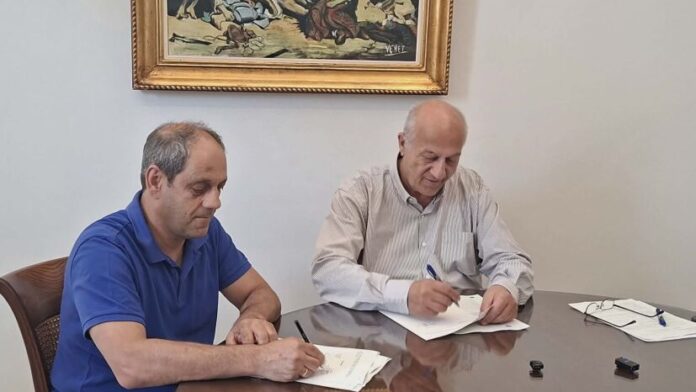 Συμφωνία για την Ανακαίνιση και Διεύρυνση του 5ου Δημοτικού Σχολείου Χίου