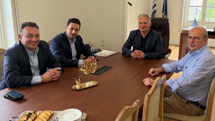 Συνάντηση Περιφερειάρχη Πελοποννήσου με τον Αντιπρόεδρο της Κυβέρνησης Κ. Χατζηδάκη