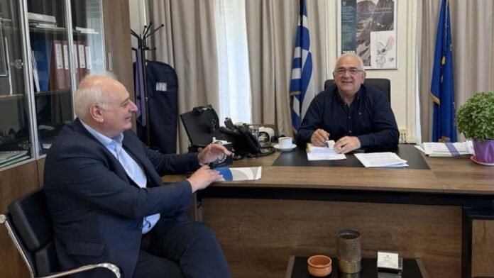 Δήμαρχος Βιάννου: συνάντηση με τον Γ.Γ. του ΥΠΕΣ, Σ. Χιονίδη