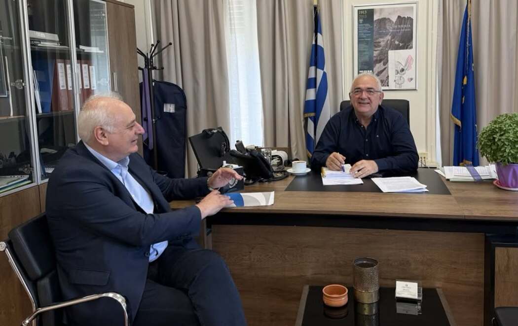 Δήμαρχος Βιάννου: συνάντηση με τον Γ.Γ. του ΥΠΕΣ, Σ. Χιονίδη
