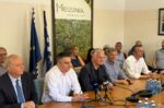 Ο Περιφερειάρχης Πελοποννήσου υποδέχθηκε τον Υπουργό Υποδομών στην Π.Ε. Μεσσηνίας