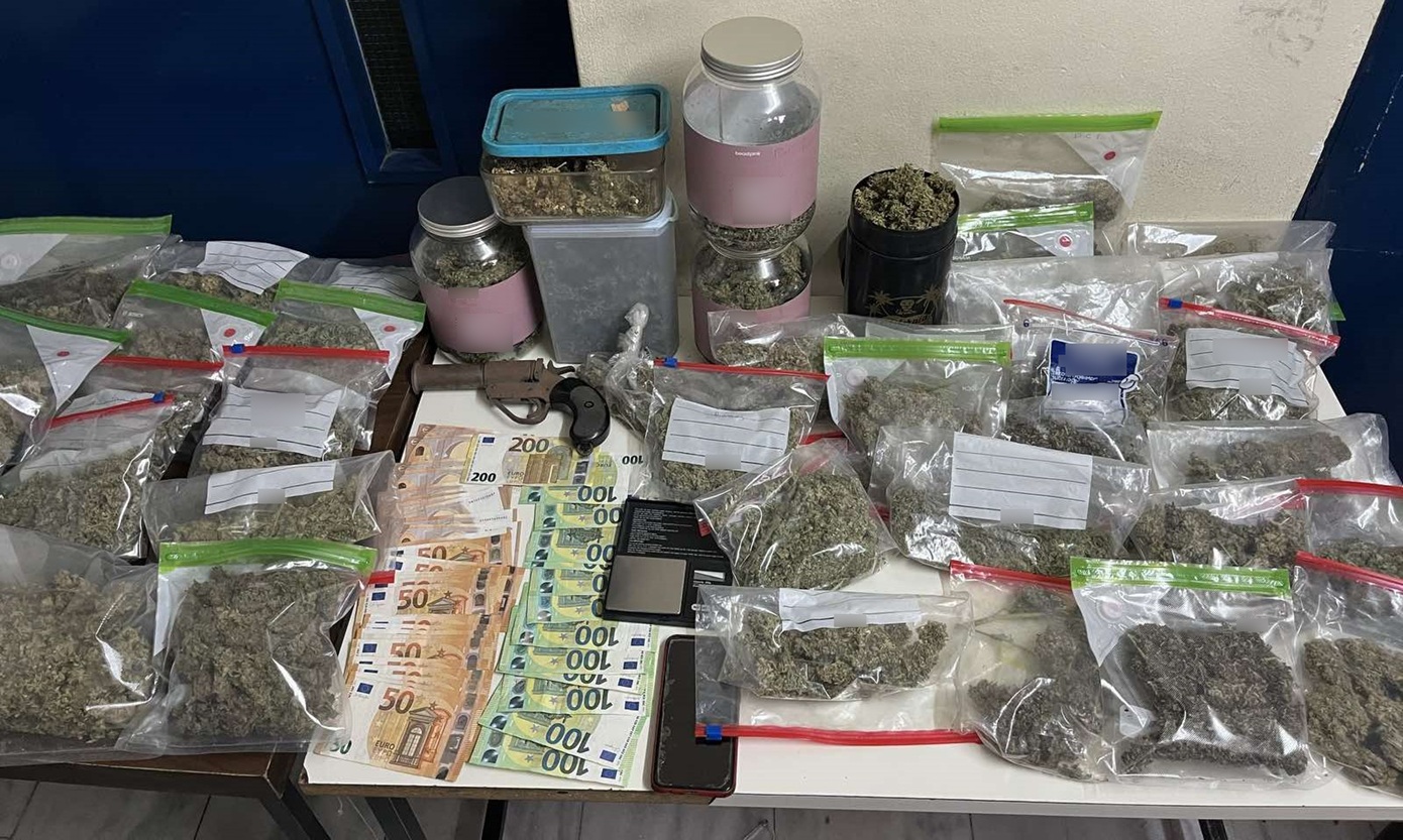 Κάνναβη πάνω από 6 κιλά εντοπίστηκαν σε συνεργείο αυτοκινήτων στη Νέα Χαλκηδόνα – Δύο συλλήψεις