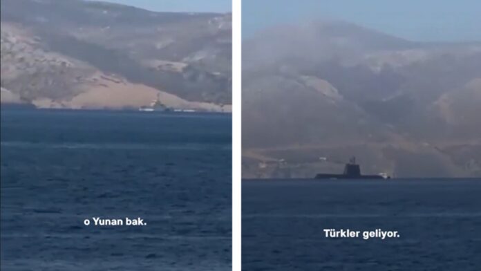 Τουρκικά ΜΜΕ για ένταση στην Αλικαρνασσό: «Έλληνες πανικοβλήθηκαν όταν αναδύθηκε τουρκικό υποβρύχιο»