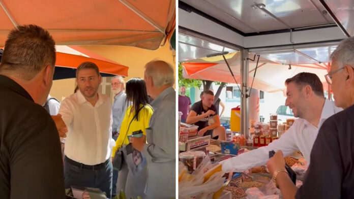 Η επική ατάκα στον Νίκο Ανδρουλάκη από τη βόλτα του στο Ίλιον: «Πιο ωραίος φαίνεσαι από κοντά, σε χαλάει η τηλεόραση»