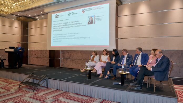 University of London in Greece Launch Event: Η Χριστίνα Αντωνίου συμμετείχε στο πάνελ «Το Μέλλον της Εργασίας και η Αξία της Εκπαίδευσης»
