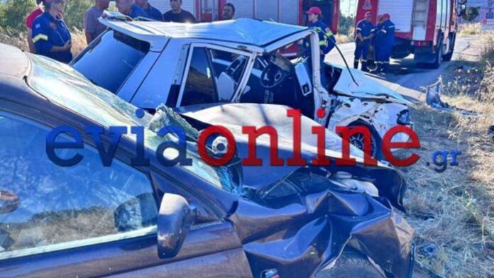 Τροχαίο με 4 τραυματίες στη Δροσιά Χαλκίδας – βίντεο και φωτογραφίες