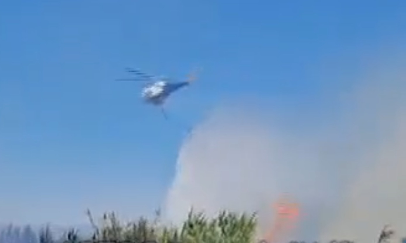 Πυρκαγιά σε αγροτοδασική έκταση στην Πέτρα Βοιωτίας χωρίς ενεργό μέτωπο