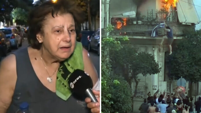 «Πήδα, πήδα, μου λέγανε»: Πώς σώθηκε η 75χρονη από το φλεγόμενο σπίτι στην Καλλιθέα