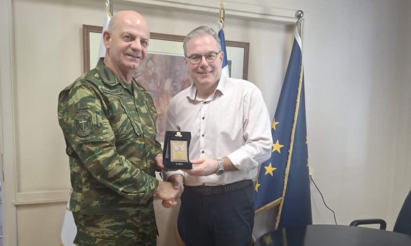Επίσκεψη του Διοικητή της ΑΣΔΗΜ στον Δήμαρχο Χαλκηδόνος