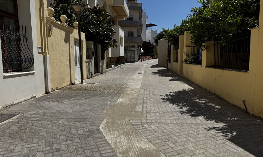Ολοκληρώθηκε η ανακατασκευή της Ταξιάρχου Μαρκοπούλου στο Ηράκλειο