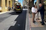 Αυτοψία του Δημάρχου Ηρακλείου σε εργασίες ασφαλτοστρώσεων