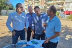 Αυτοψία Δημάρχου Καλαμάτας στην υπό αναβάθμιση κεντρική παιδική χαρά στο αναψυκτήριο