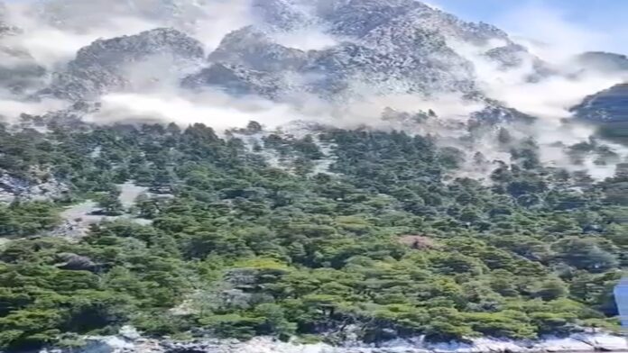 Σεισμός στη Βόρεια Εύβοια: Δείτε βίντεο με κατολίσθηση στο όρος Καντήλι