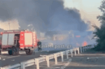 Φωτιά σε φορτηγό έκλεισε την Εθνική Οδό Αθηνών – Θεσσαλονίκης στο ύψος του Βελεστίνου