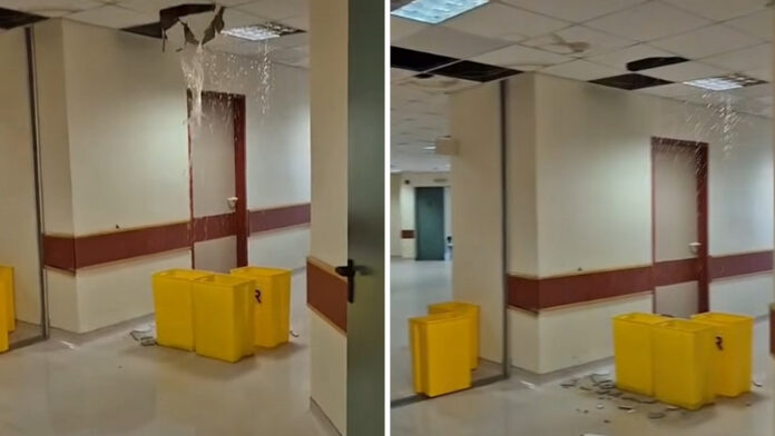 Διαρροή νερού στο Γενικό Νοσοκομείο Ρόδου: «Έσπασε μία βάνα, δεν έχει καμία σχέση με τα έργα», είπε ο Άδωνις Γεωργιάδης