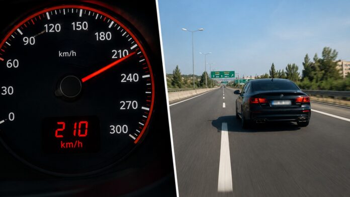 21χρονος συνελήφθη για οδήγηση με 210 χλμ/ώρα στην Αθηνών-Λαμίας