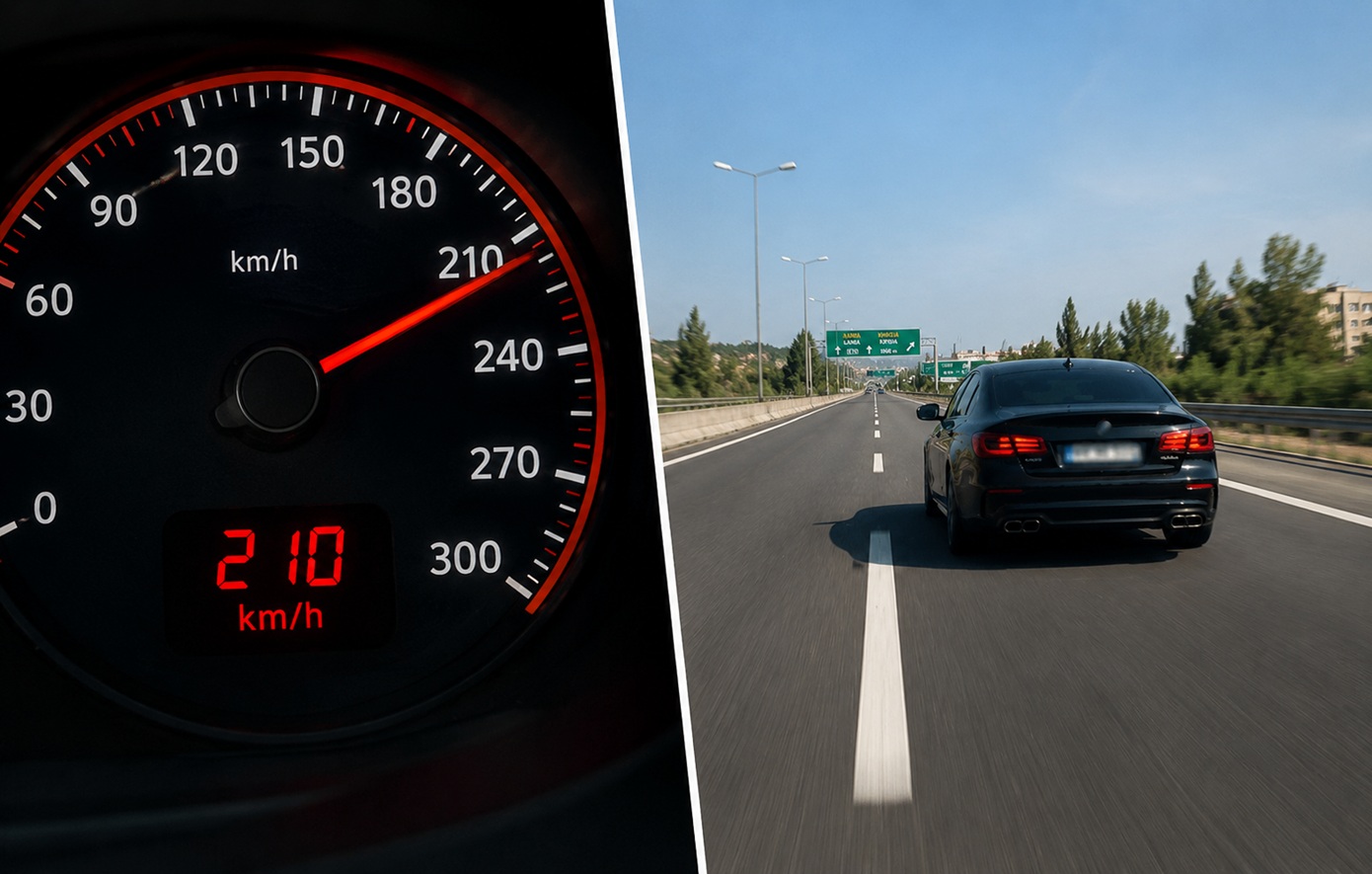 21χρονος συνελήφθη για οδήγηση με 210 χλμ/ώρα στην Αθηνών-Λαμίας