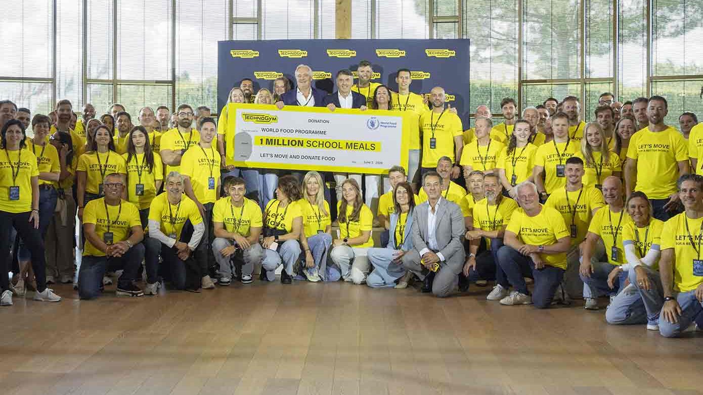 Τεράστια επιτυχία για την καμπάνια της Technogym «Let’s Move & Donate Food»: Δόθηκαν 1 εκατομμύριο σχολικά γεύματα σε παιδιά που έχουν ανάγκη
