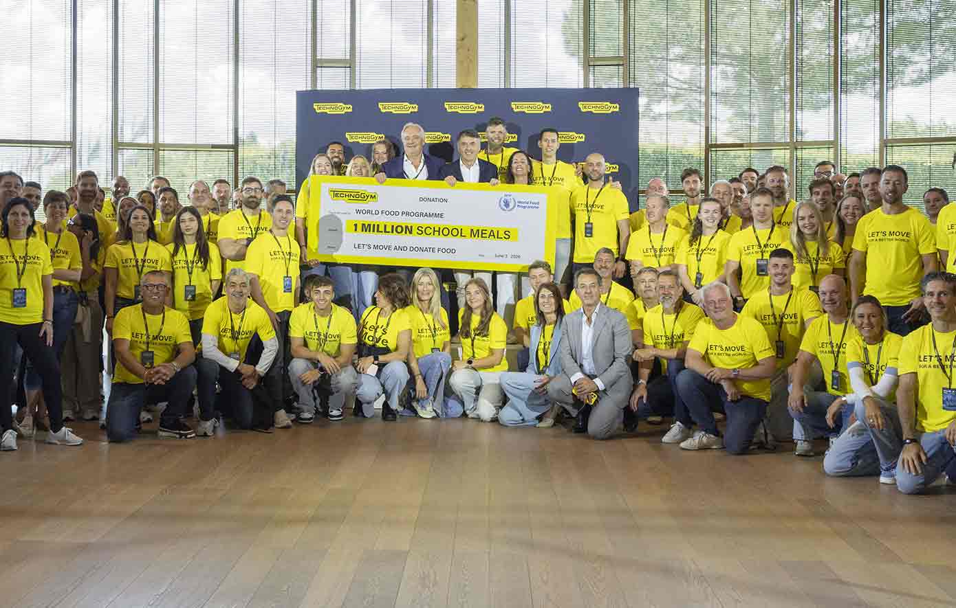 Τεράστια επιτυχία για την καμπάνια της Technogym «Let’s Move & Donate Food»: Δόθηκαν 1 εκατομμύριο σχολικά γεύματα σε παιδιά που έχουν ανάγκη