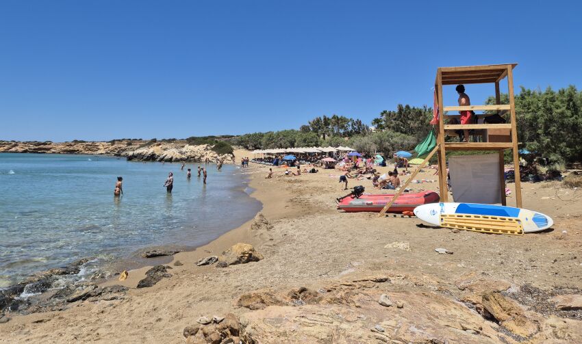 Σε εξέλιξη η ναυαγοσωστική κάλυψη πολυσύχναστων παραλιών του Δήμου Πάρου