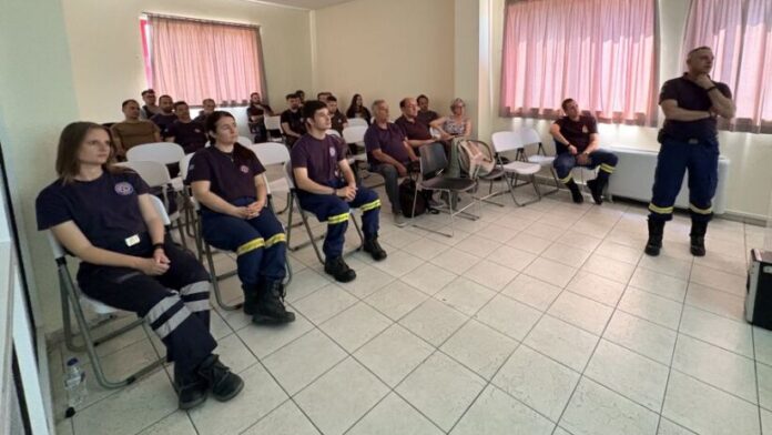 Εκπαίδευση των νεοπροσληφθέντων πυρασφάλειας του Δήμου Πετρούπολης