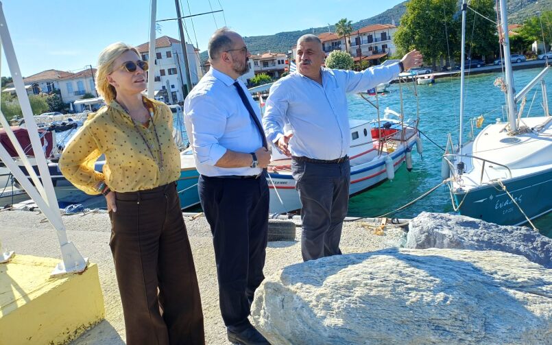 Ο Γ.Γ. Ναυτιλίας και Λιμένων στην Κάτω Γατζέα του Δ. Νοτίου Πηλίου