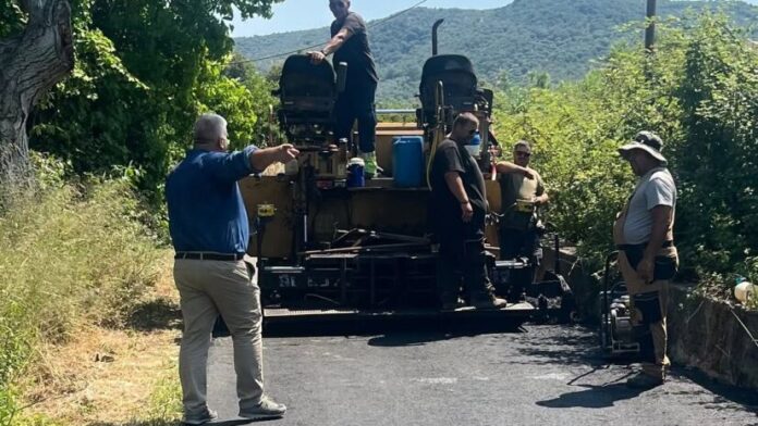 Εργασίες αποκατάστασης στον Οικισμό της Κορώπης, στον Δ. Νοτίου Πηλίου