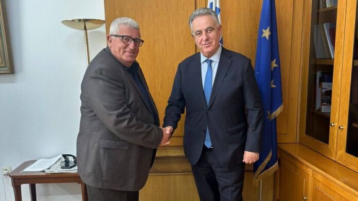 Περιφέρεια Νοτίου Αιγαίου Συνάντηση του Αντιπ. Φ. Ζαννετίδη με τον Υφυπ. Αγροτικής Ανάπτυξης Θ. Καββαδά