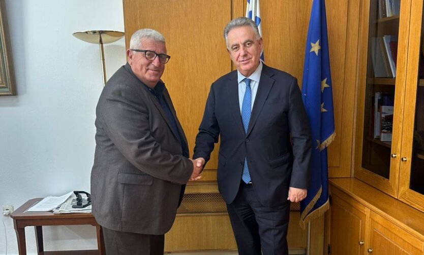 Περιφέρεια Νοτίου Αιγαίου Συνάντηση του Αντιπ. Φ. Ζαννετίδη με τον Υφυπ. Αγροτικής Ανάπτυξης Θ. Καββαδά