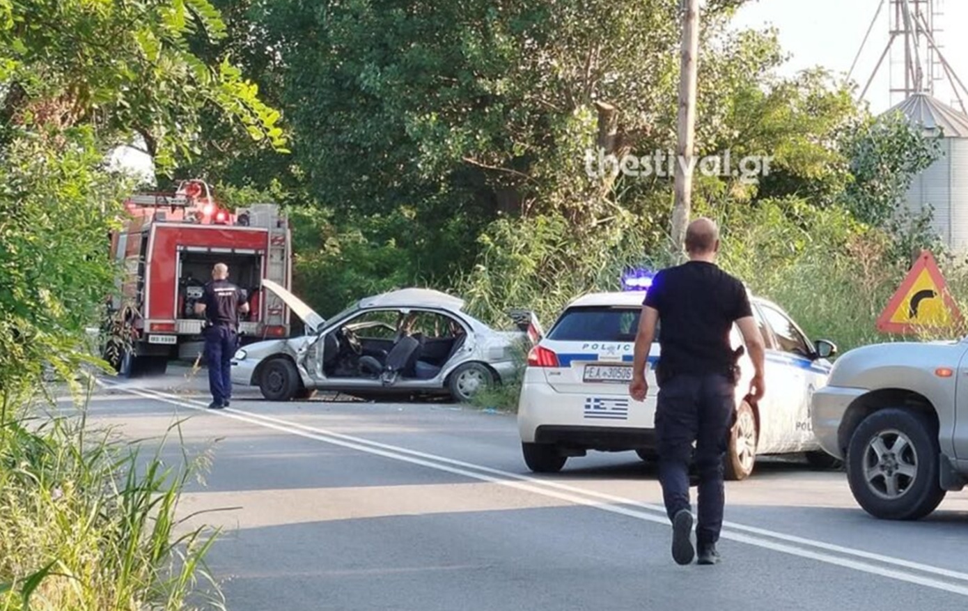 Θεσσαλονίκη: Ένας νεκρός και ένας τραυματίας μετά από μετωπική σύγκρουση δύο αυτοκινήτων