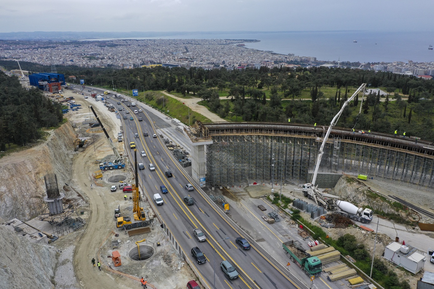 Θεσσαλονίκη: Κανονικά η κυκλοφορία και στα δύο ρεύματα στον Περιφερειακό – Άνοιξε νωρίτερα