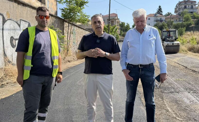 Κ. Τζιούμης: «Ξεκινήσαμε να ασφαλτοστρώνουμε την Τρίπολη»