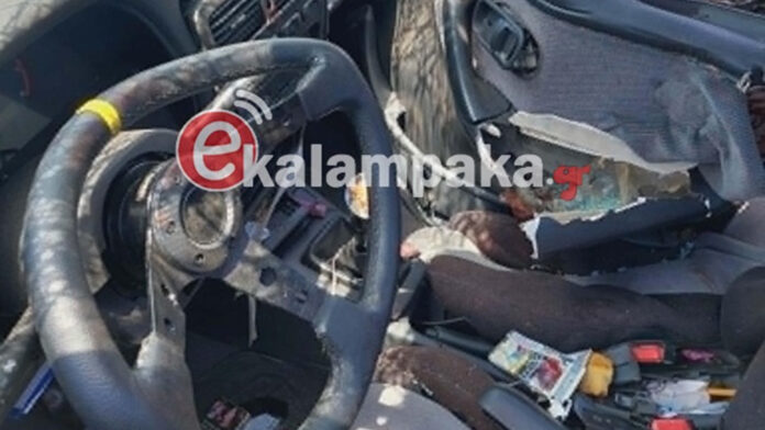 Φρικτός θάνατος για 22χρονο στην Καλαμπάκα – Ήταν συνοδηγός στο αυτοκίνητο που οδηγούσε φίλος του