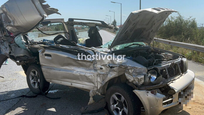 Σοκαριστικές εικόνες μετά από τροχαίο στα διόδια των Μαλγάρων – Νεκρή 70χρονη, τραυματίστηκε ο σύζυγός της