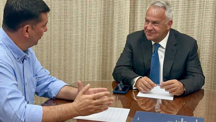 Μάκης Βορίδης στη Σπάρτη – Συναντήσεις με φορείς, επαγγελματίες και στελέχη της ΝΔ