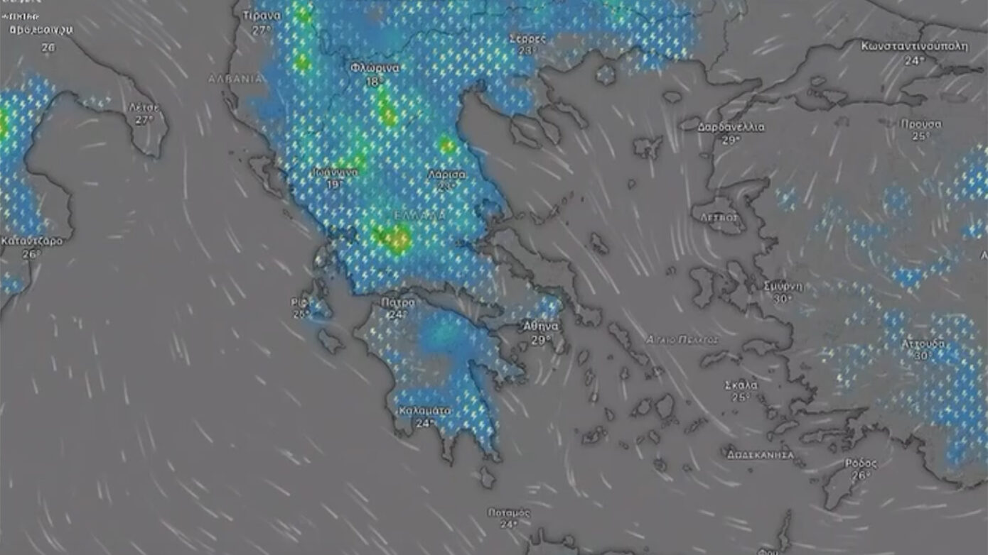 Καιρός με διπλό πρόσωπο την Τετάρτη και την Πέμπτη: Αστάθεια με μπόρες στα ηπειρωτικά δείχνει η πρόγνωση του Γιάννη Καλλιάνου
