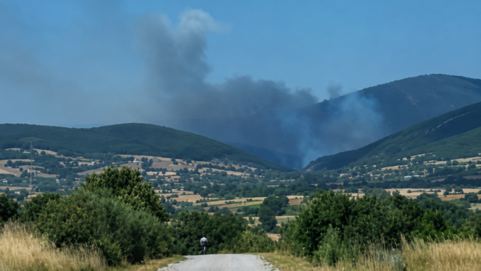 Πυρκαγιά στην Παλαιά Κρωβύλη Ροδόπης: Στη μάχη επίγειες και εναέριες δυνάμεις