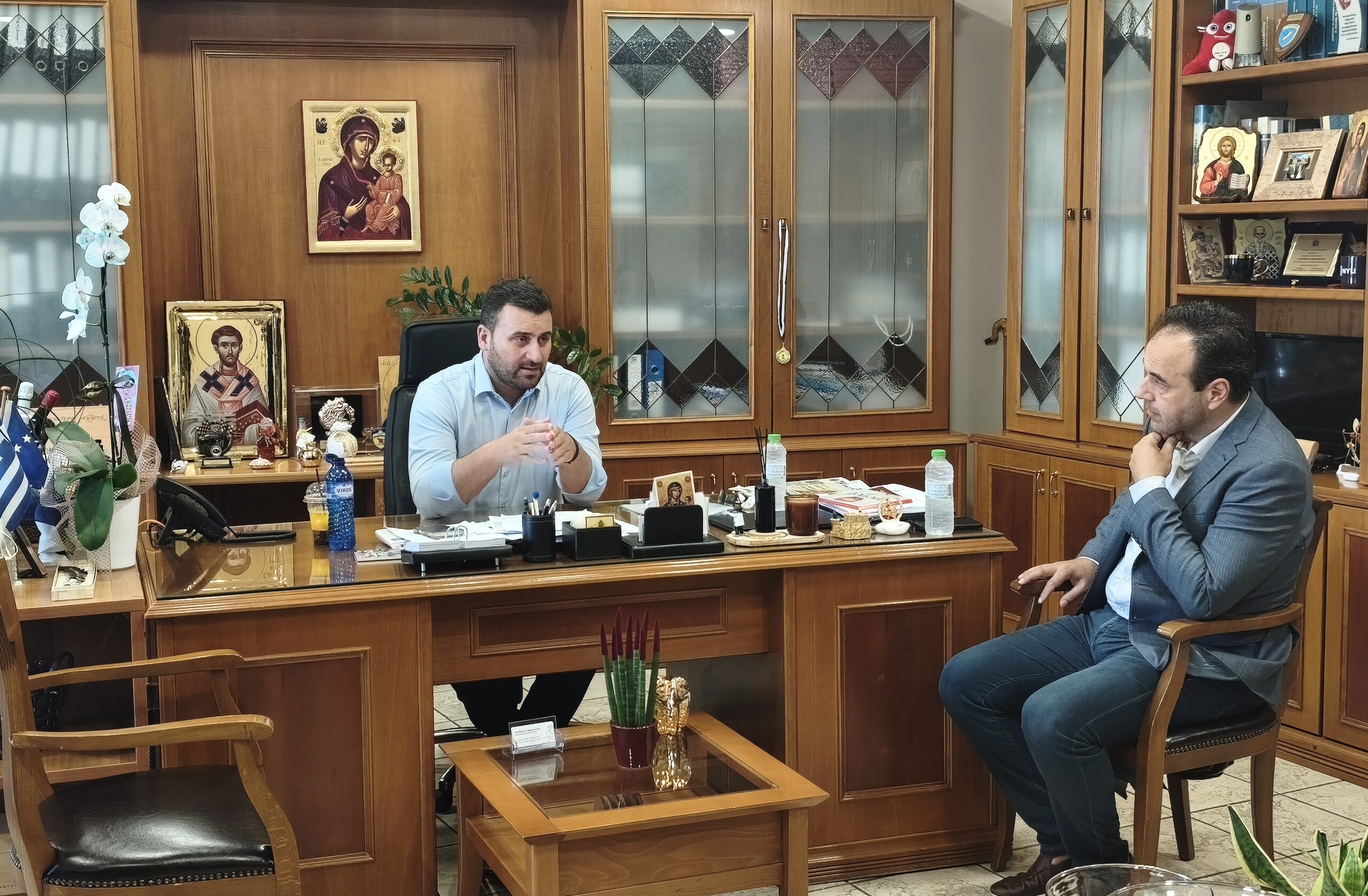 Ο Δήμαρχος Μετεώρων συναντήθηκε με τον Δημήτρη Παπαστεργίου