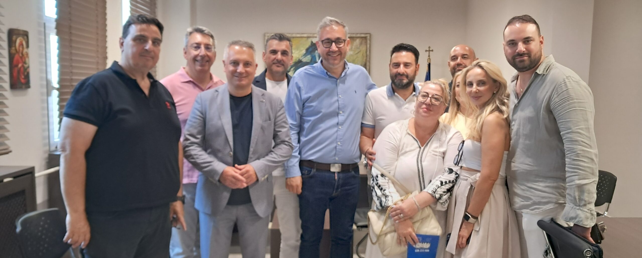 Δήμαρχος Ωραιοκάστρου: συνάντηση με τον Πρόεδρο του ΕΕΘ