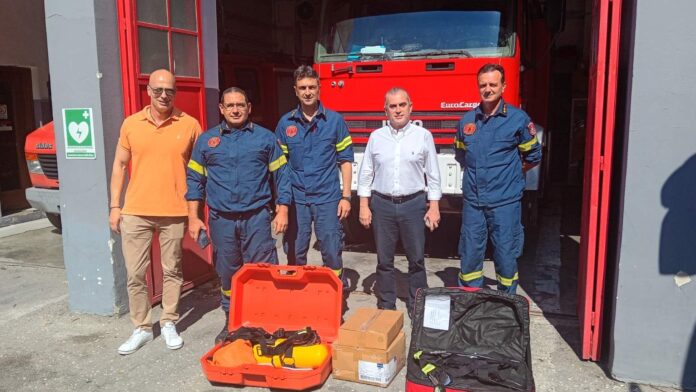 Αντιπεριφερειάρχης Σερρών: Νέα δωρεά εξοπλισμού στην Πυροσβεστική