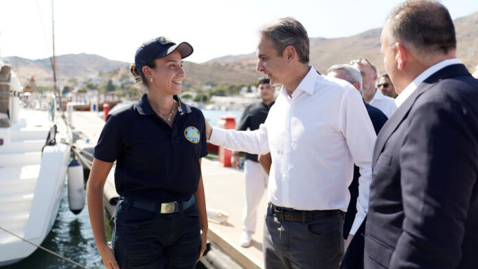 Κ. Μητσοτάκης από Αγαθονήσι: Θα εμποδίσουμε τους διακινητές να εκμεταλλεύονται απελπισμένους