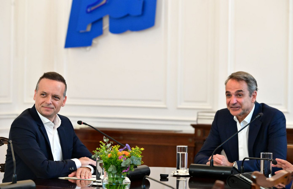 Μητσοτάκης-Δούκας στο Μαξίμου: Η προετοιμασία της Αθήνας για την ευρωπαϊκή προεδρία