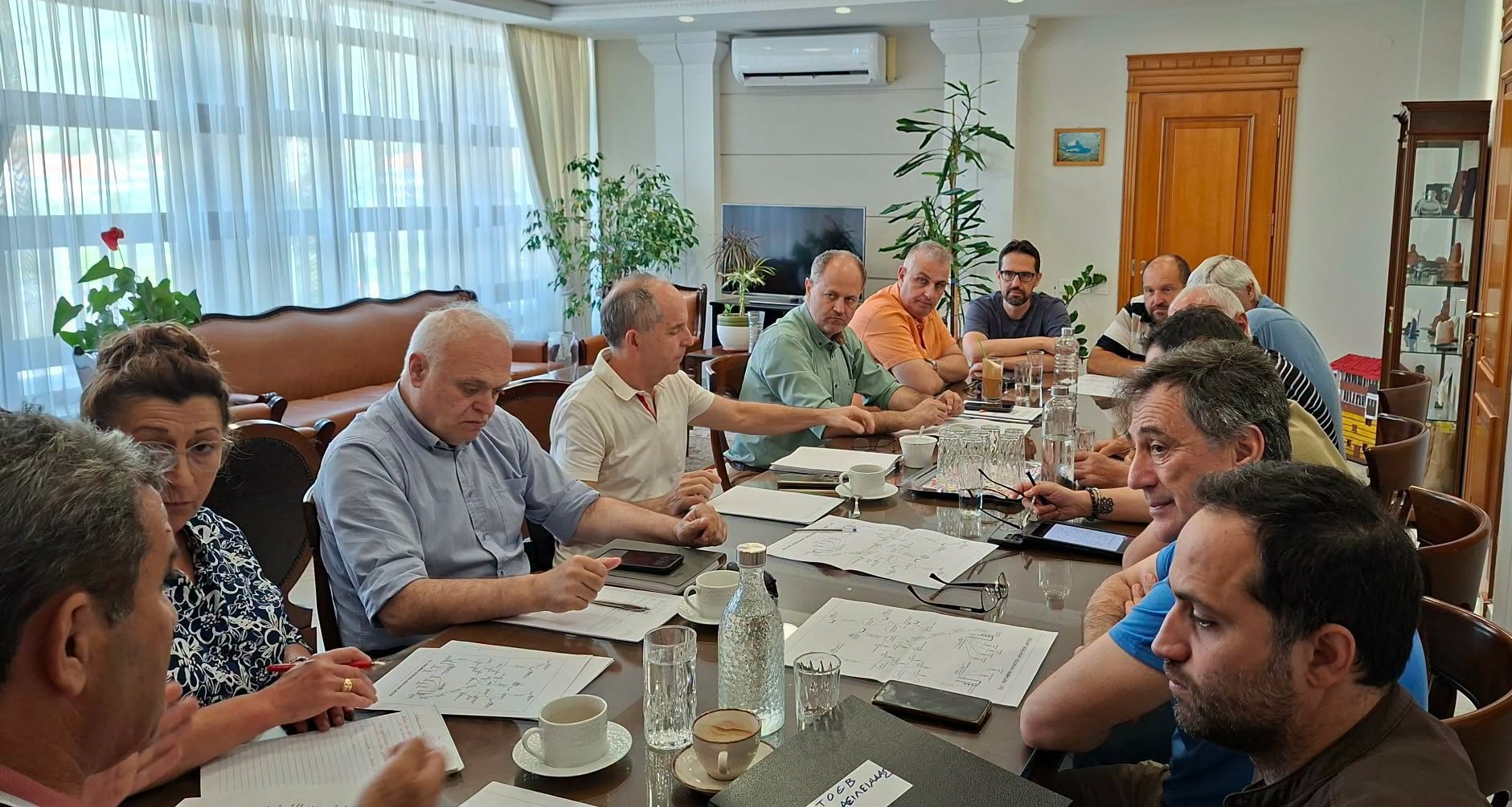 Π.Ε. Καστοριάς: Σύσκεψη με το ΤΟΕΒ Βασιλειάδας για την επικαιροποίηση της μελέτης του αρδευτικού έργου