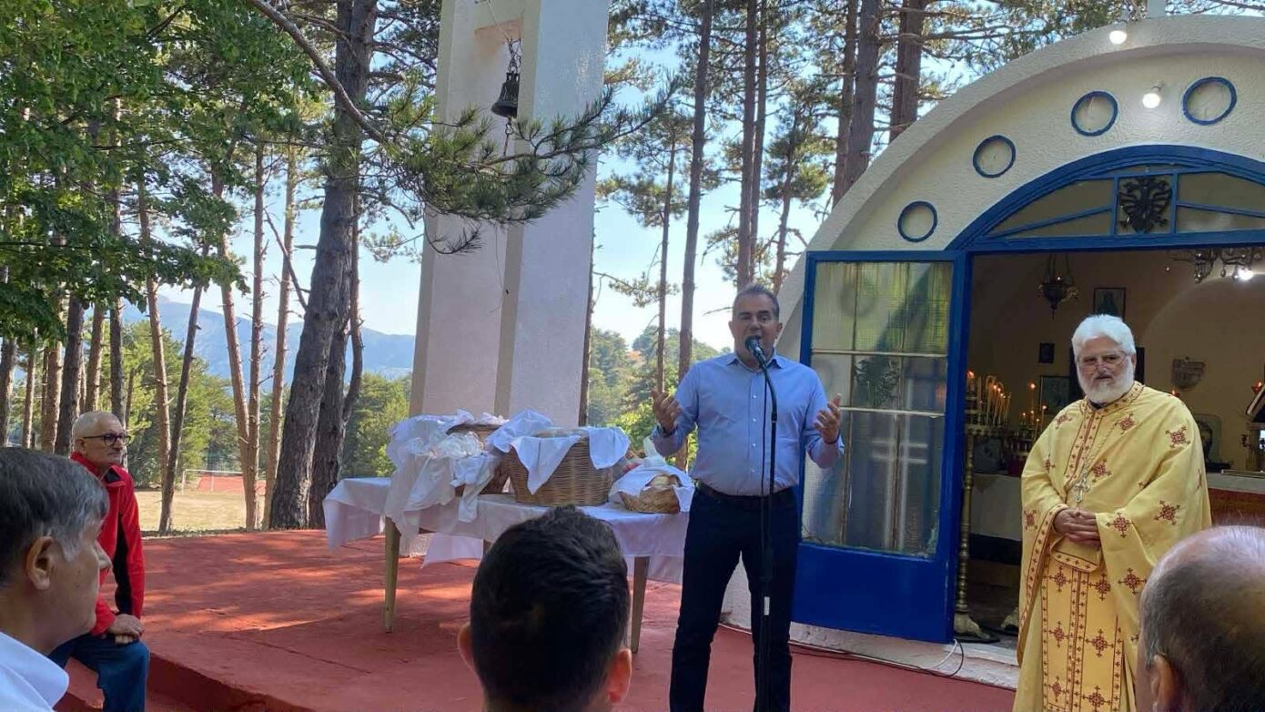 Δήμαρχος Καλαμάτας στην κατασκήνωση της Αγίας Μαρίνας Ταϋγέτου