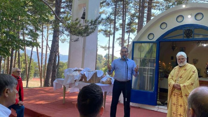 Δήμαρχος Καλαμάτας στην κατασκήνωση της Αγίας Μαρίνας Ταϋγέτου
