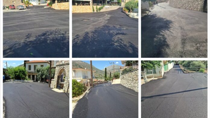 Δήμος Δελφών: Ολοκληρώθηκαν οι εργασίες ασφαλτοστρώσεων