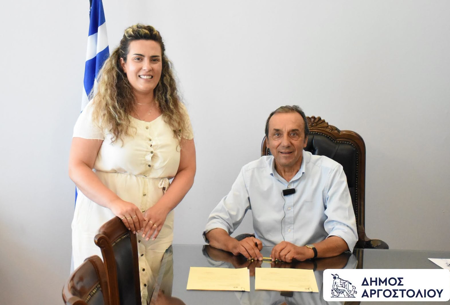 Ορκωμοσία νέας μόνιμης υπαλλήλου στο Πρόγραμμα «Βοήθεια στο Σπίτι» του Δήμου Αργοστολίου