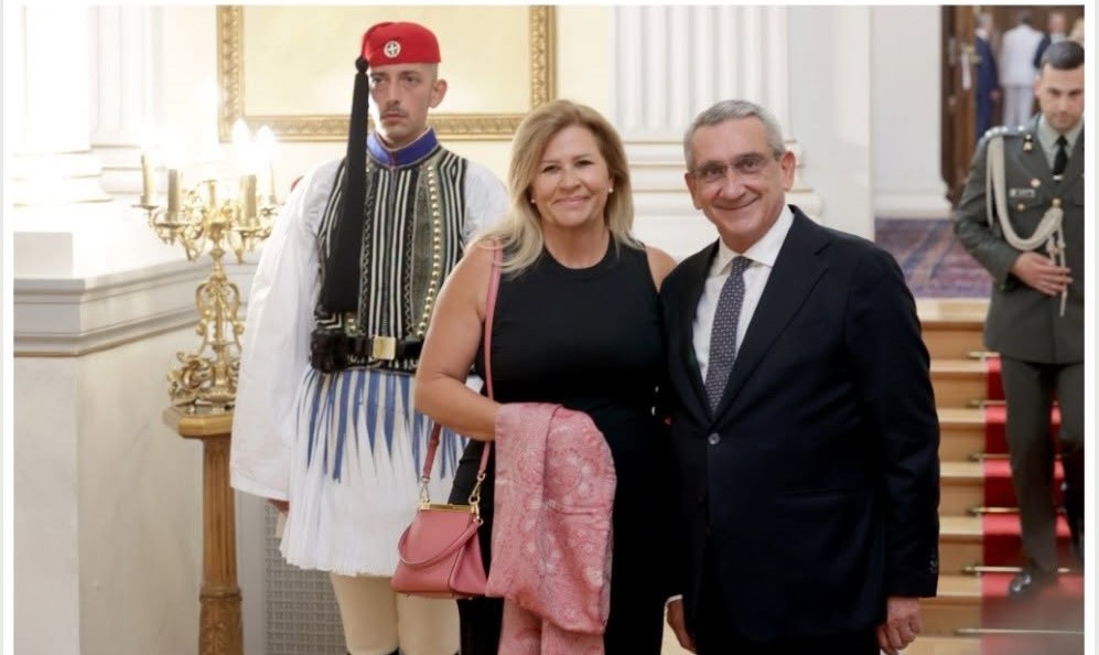 Γ. Χατζημάρκος στο Προεδρικό Μέγαρο για την επέτειο Αποκατάστασης της Δημοκρατίας