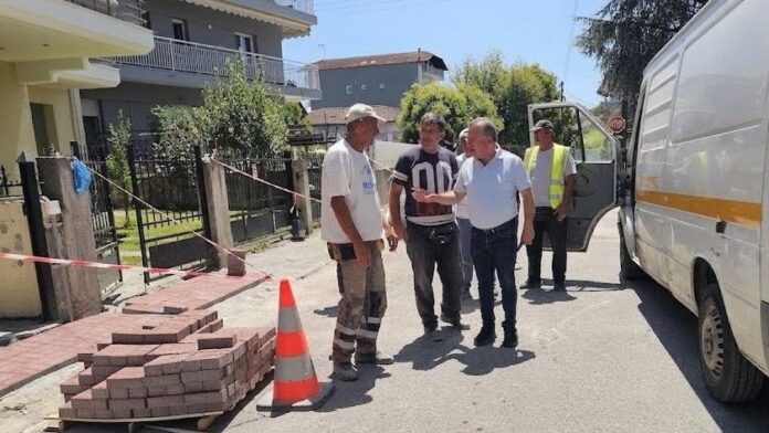 Καταφυγιώτικα του Δήμου Κατερίνης: Νέα πεζοδρόμια