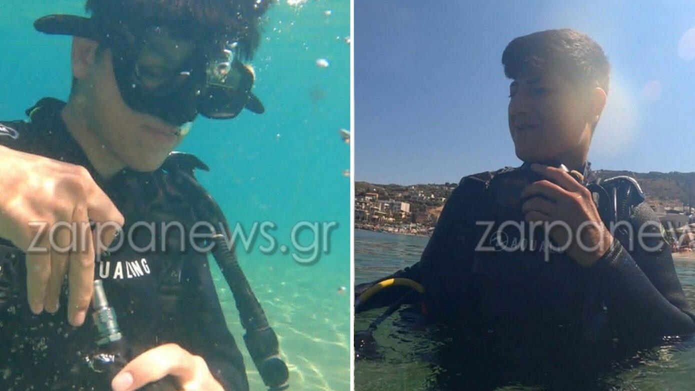 Ο 23χρονος Γιώργος από την Κρήτη έγινε πιστοποιημένος δύτης παρά την ολική τύφλωση: «Μέσα στο νερό νιώθω γαλήνη»